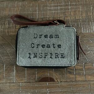 Mona B Dream wallet wristlet. Recycled canvas makes each one special and unique